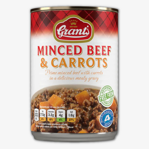 Grant's Minced Beef & Carrots 