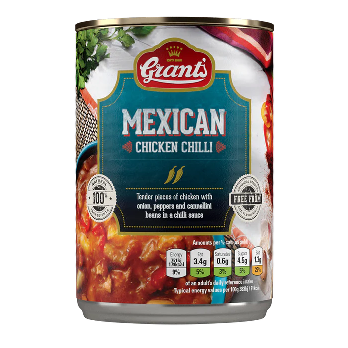 Mexican Chicken Chilli From Grant's Foods