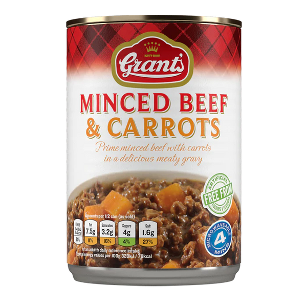 Minced Beef & Carrots From Grant's Foods