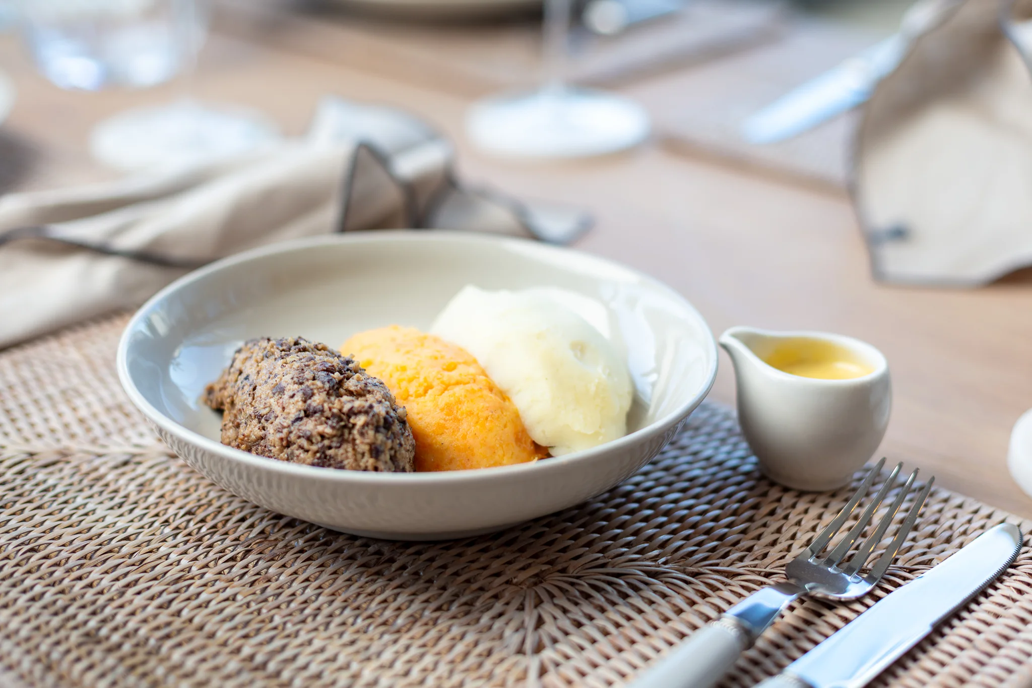 Quick & Easy Haggis, Neeps & Tatties with Peppercorn Sauce, Perfect for Busy Weeknights