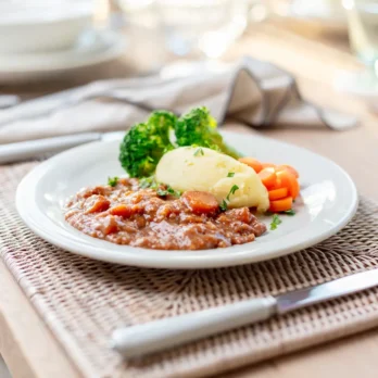 Minced Beef & Carrots