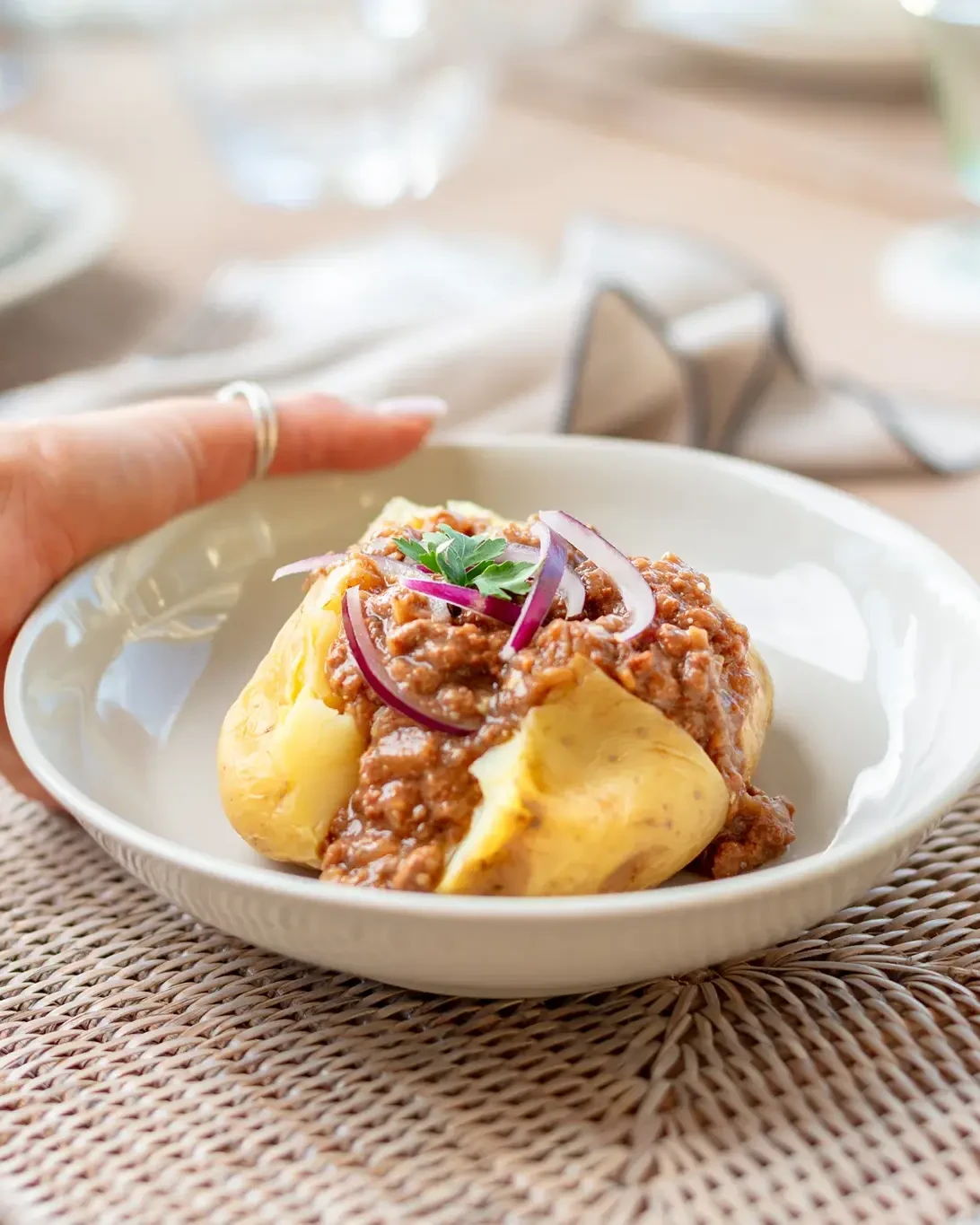 Minced Beef & Onions